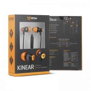 Auriculares Krom Kinear Jack 3.5mm